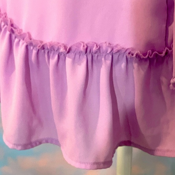 Flirty Lilac Boho Inspired Skirted Tunic Camisole (FINAL PRICED ITEM) - Picture 5 of 9